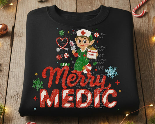 Faux Yarn Elf Merry Medic 00248