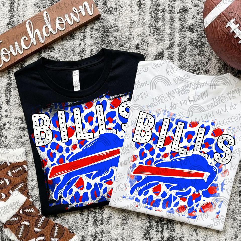 Pro Football Teams Leopard Splash (Choose Yours) 00290