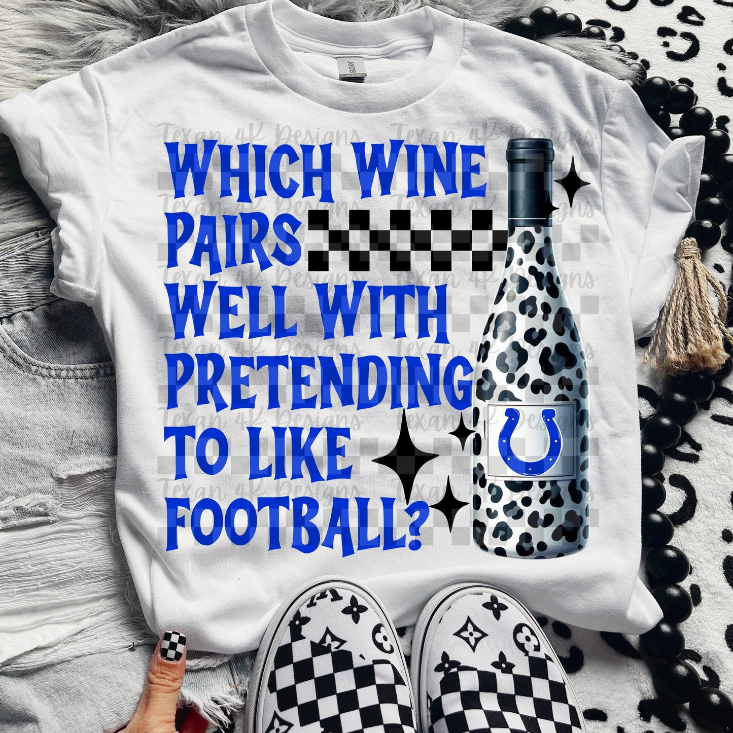 Pro Football Team Which Wine Pairs Well with Pretending (Choose Yours) 00342
