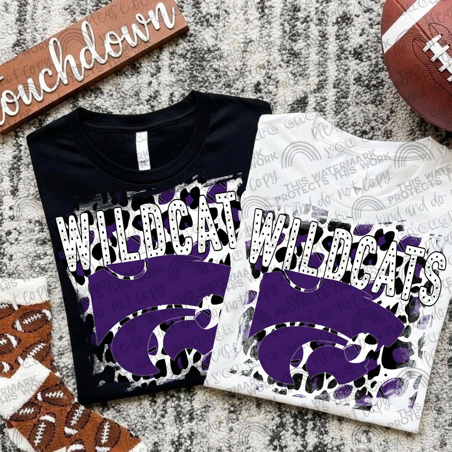 College Football Teams Leopard Splash (Choose Yours) 00289