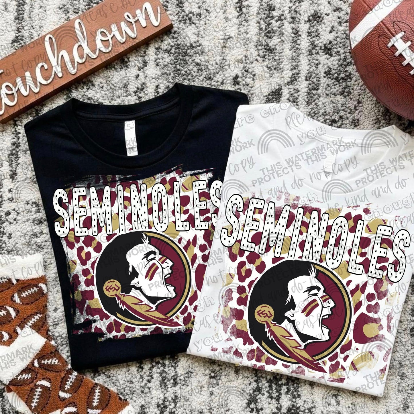College Football Teams Leopard Splash (Choose Yours) 00289