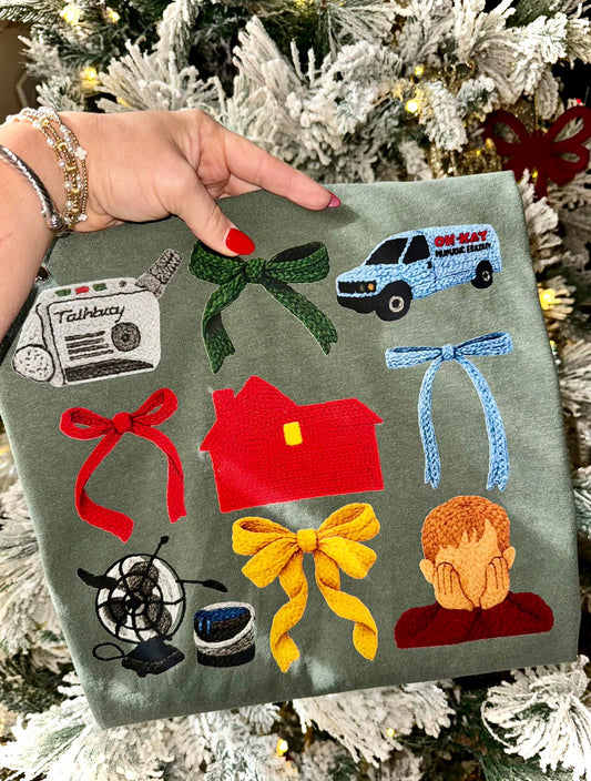 Faux Yarn Home Alone Collage 00405