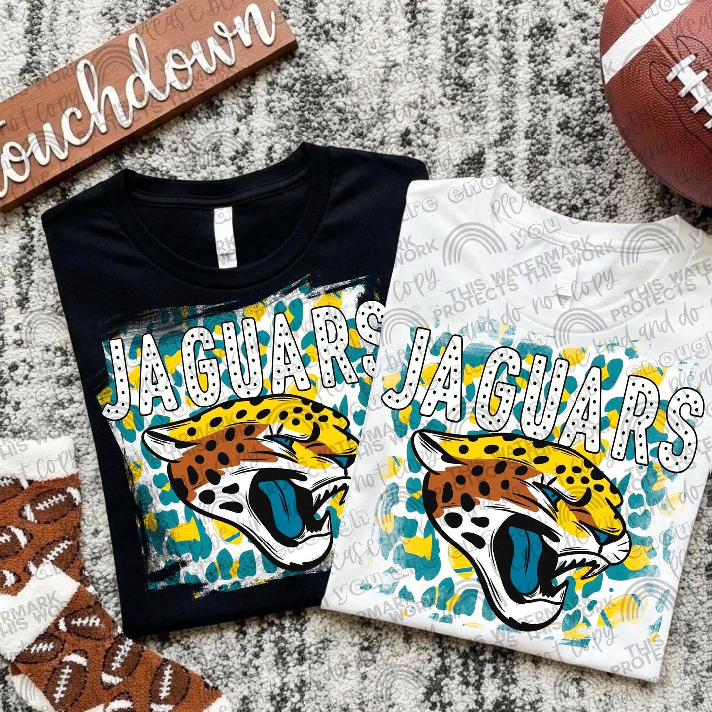 Pro Football Teams Leopard Splash (Choose Yours) 00290