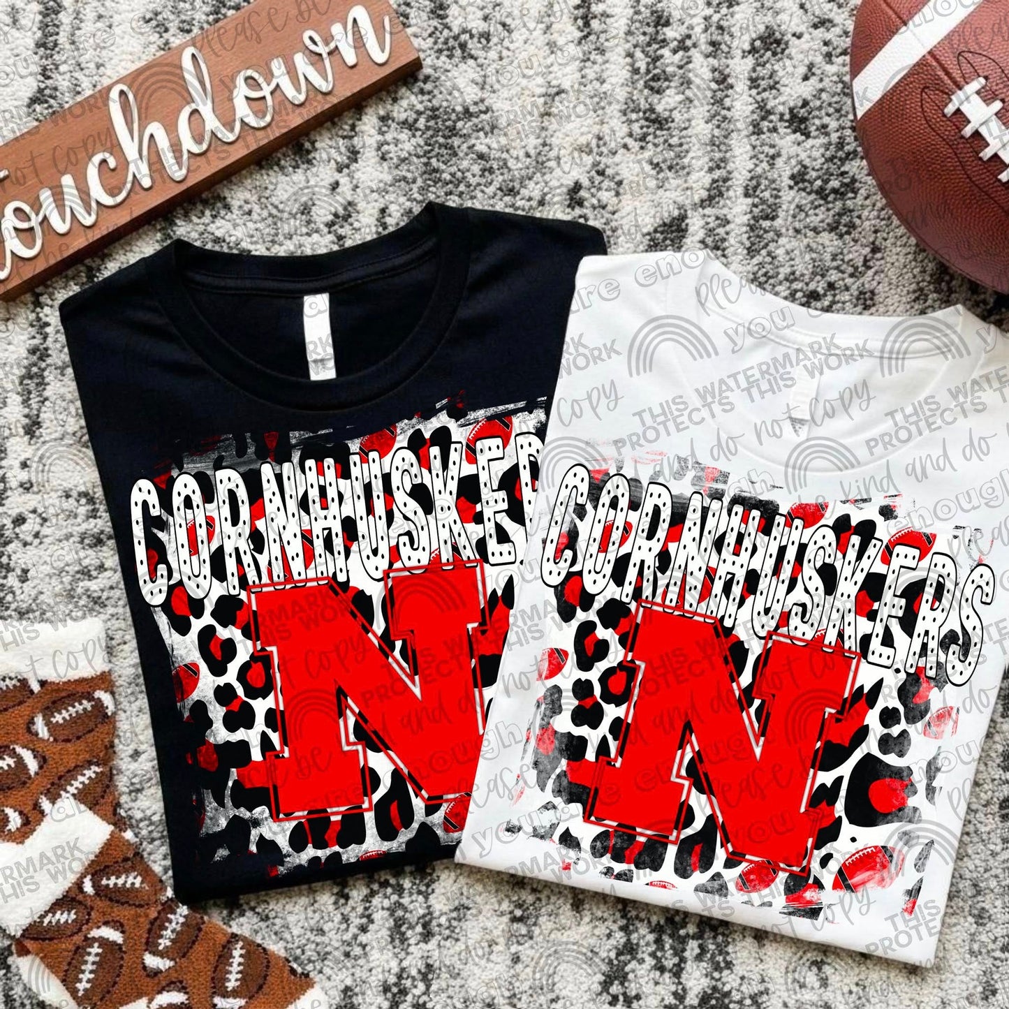 College Football Teams Leopard Splash (Choose Yours) 00289