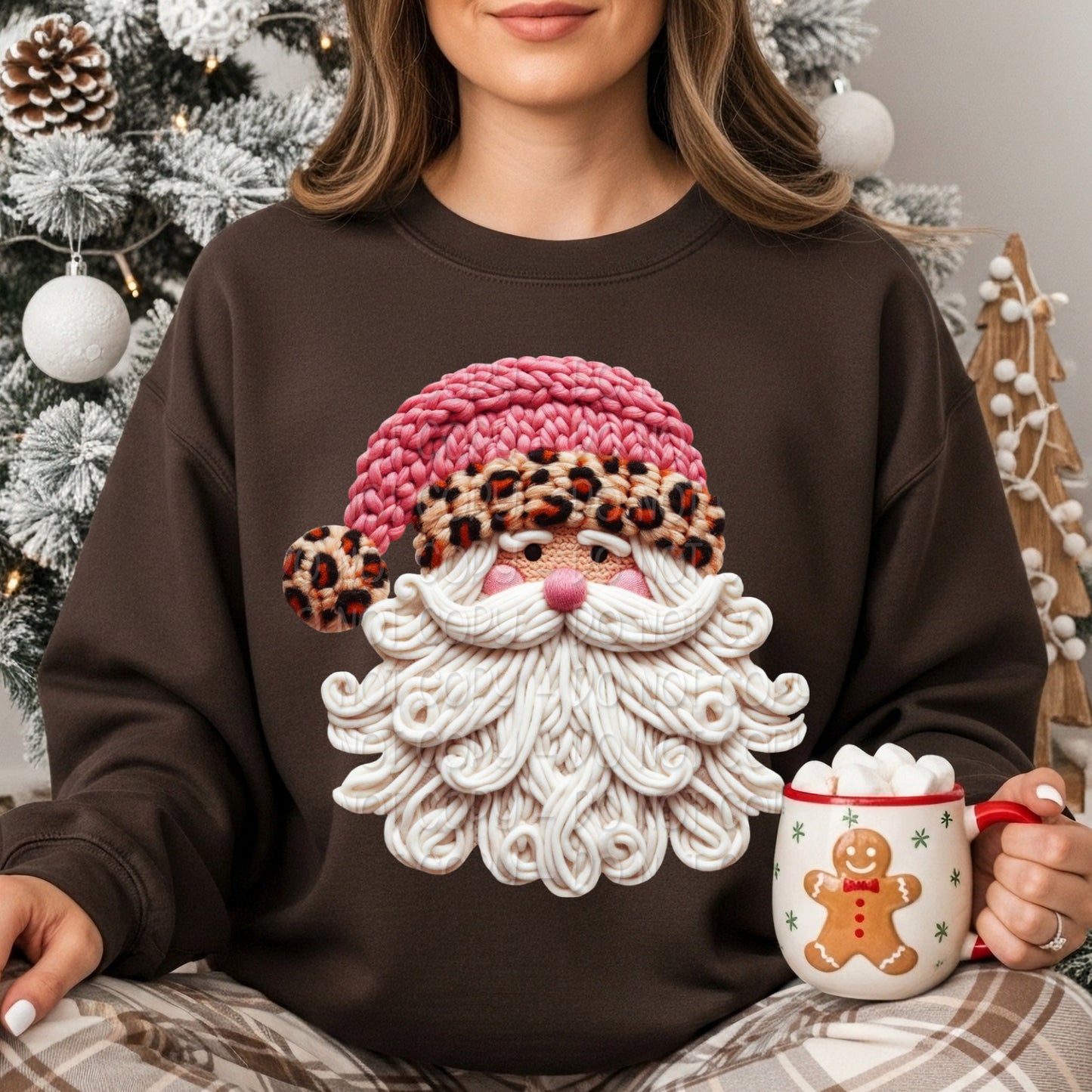 Faux Yarn Light Skin Santa Pink 00302