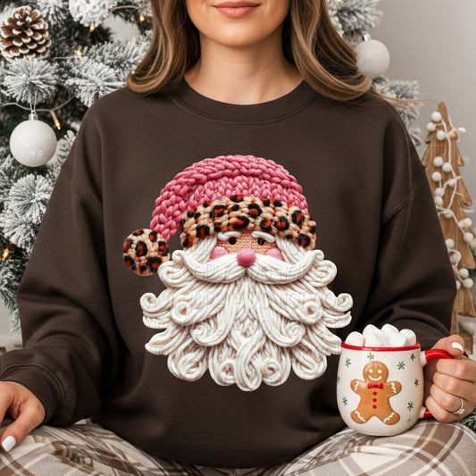 Faux Yarn Light Skin Santa Pink 00302