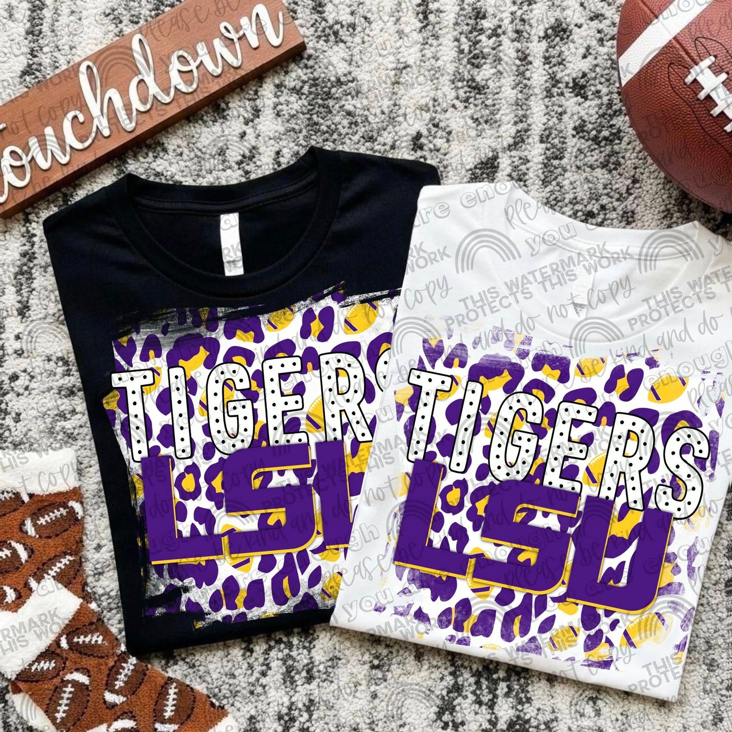 College Football Teams Leopard Splash (Choose Yours) 00289