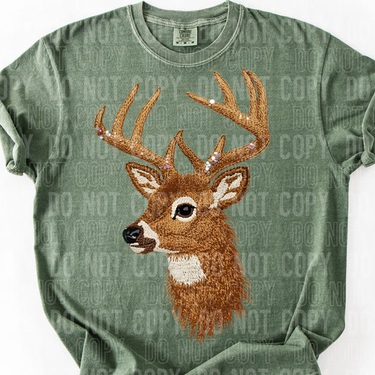Faux Yarn Deer 00385