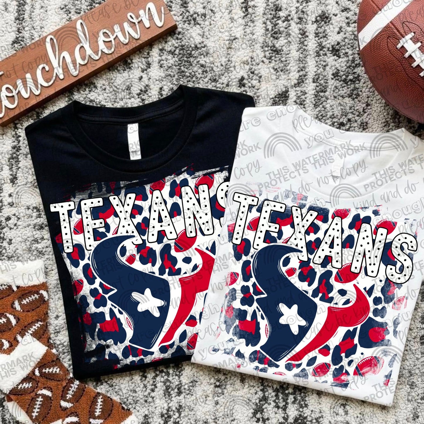 Pro Football Teams Leopard Splash (Choose Yours) 00290