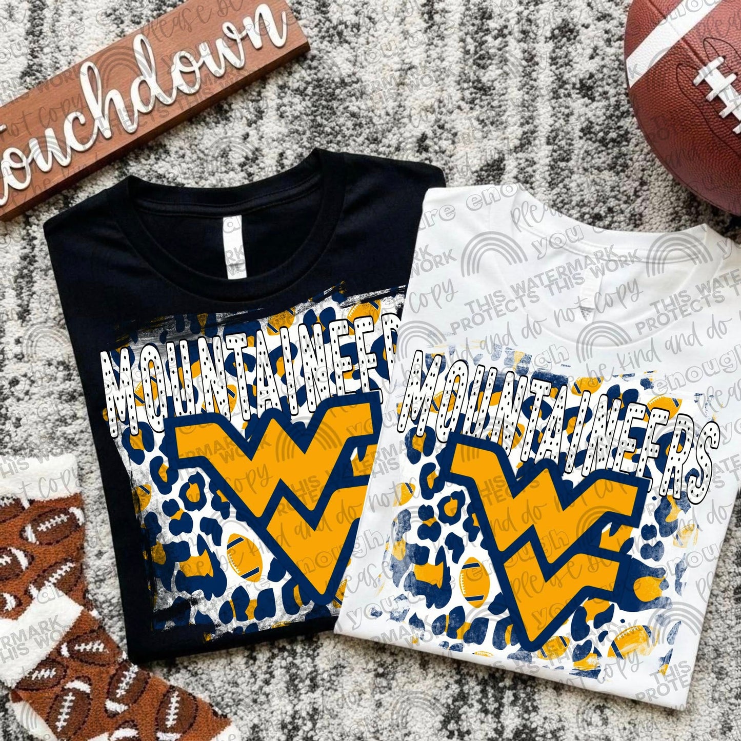 College Football Teams Leopard Splash (Choose Yours) 00289
