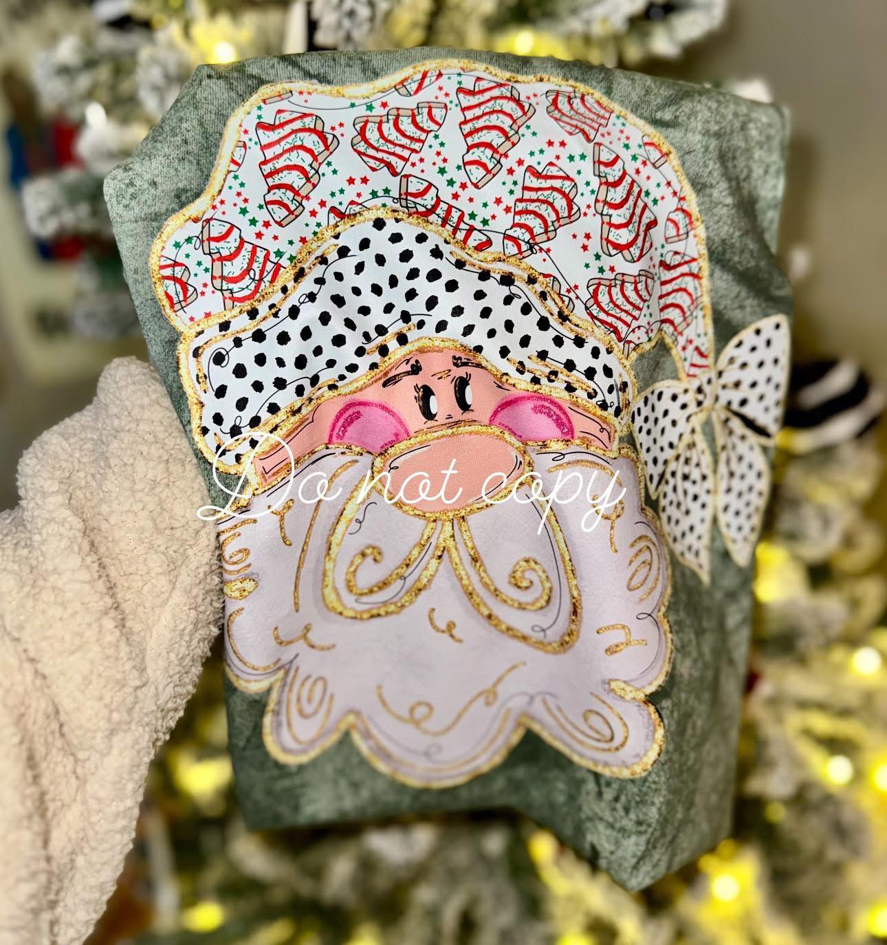 Christmas Tree Cake Santa 00510