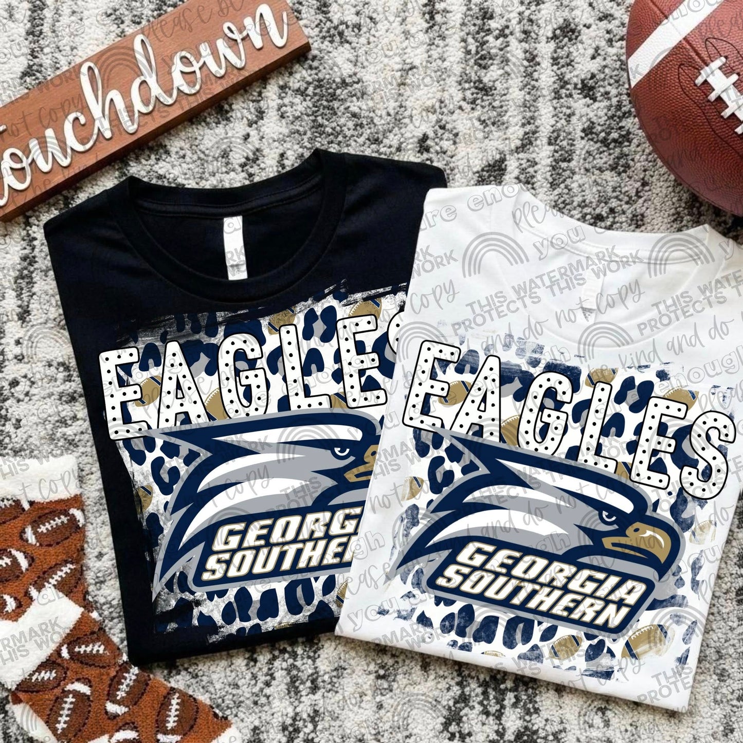 College Football Teams Leopard Splash (Choose Yours) 00289