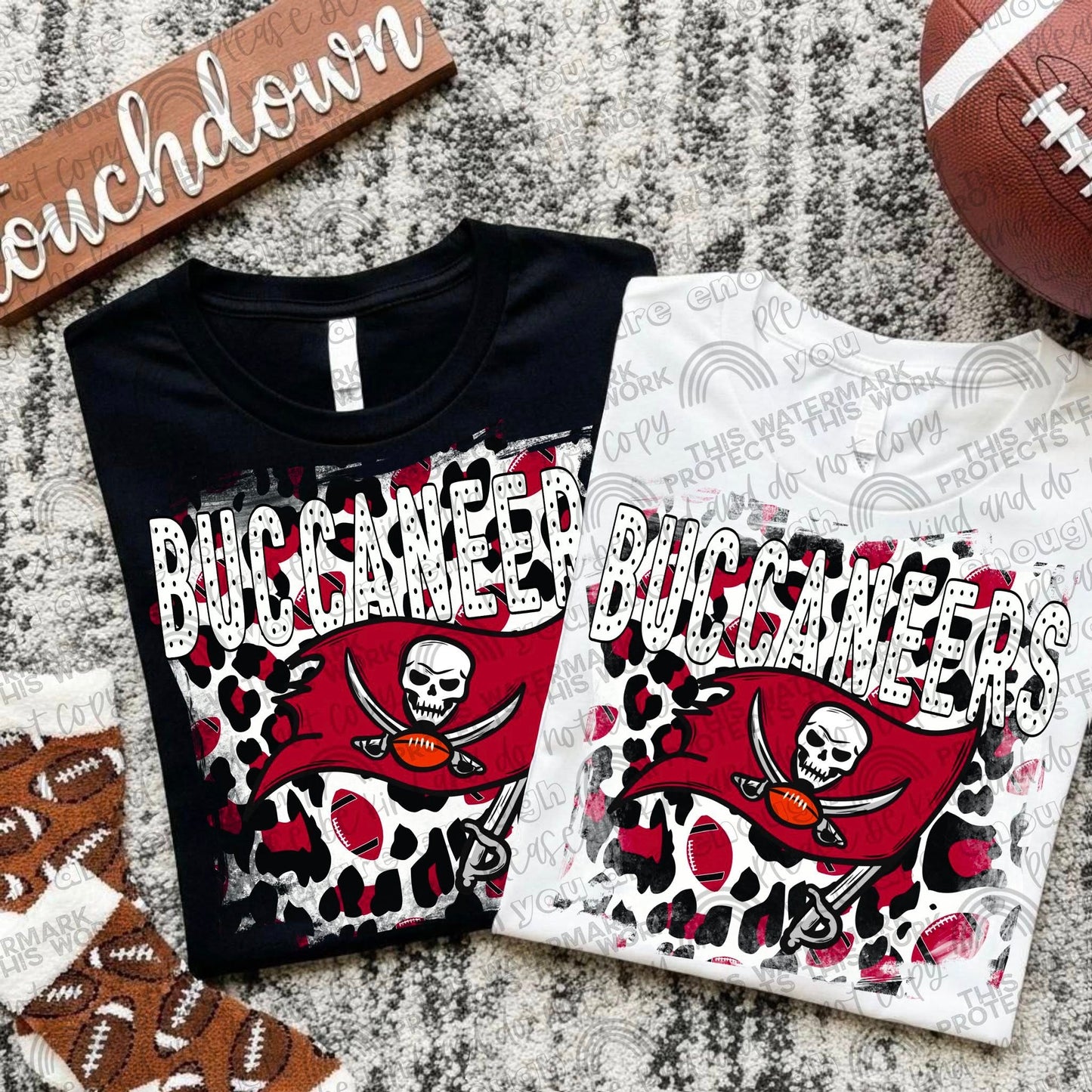 Pro Football Teams Leopard Splash (Choose Yours) 00290