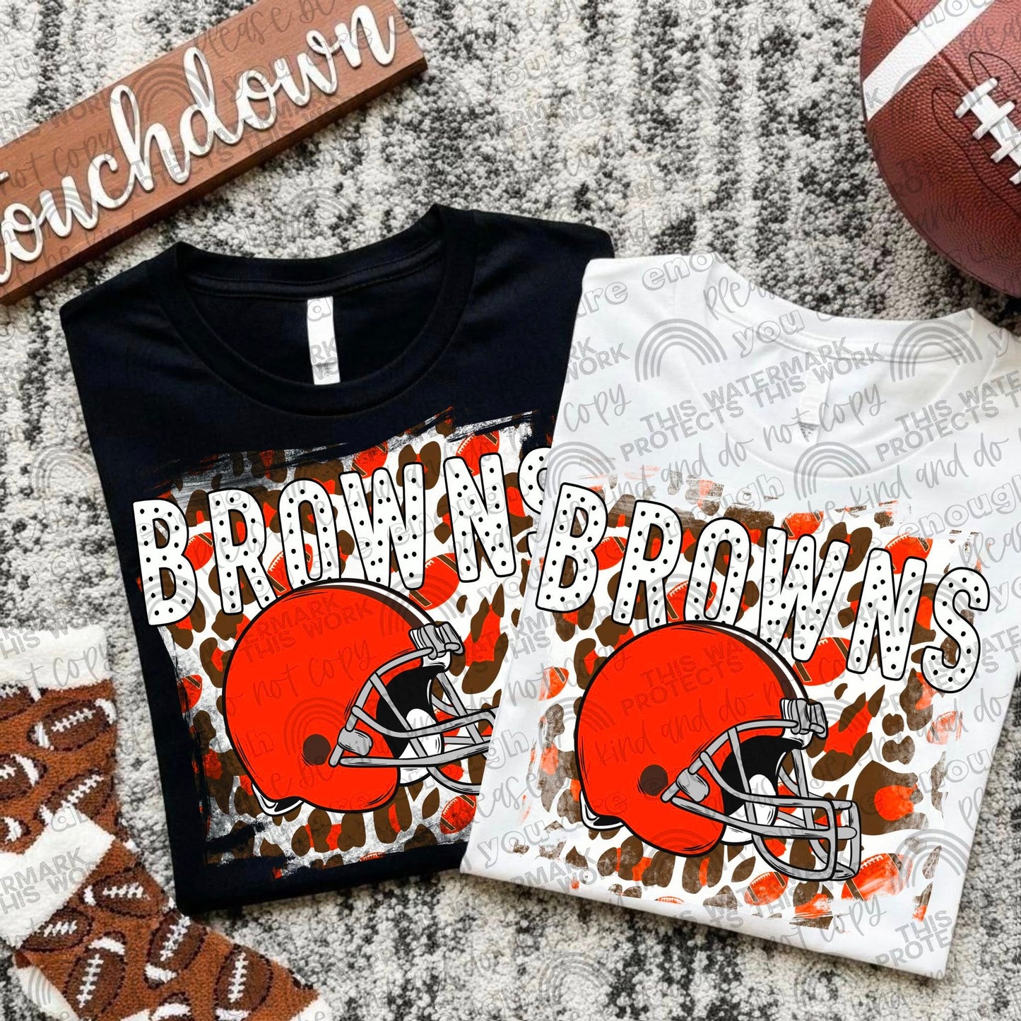 Pro Football Teams Leopard Splash (Choose Yours) 00290
