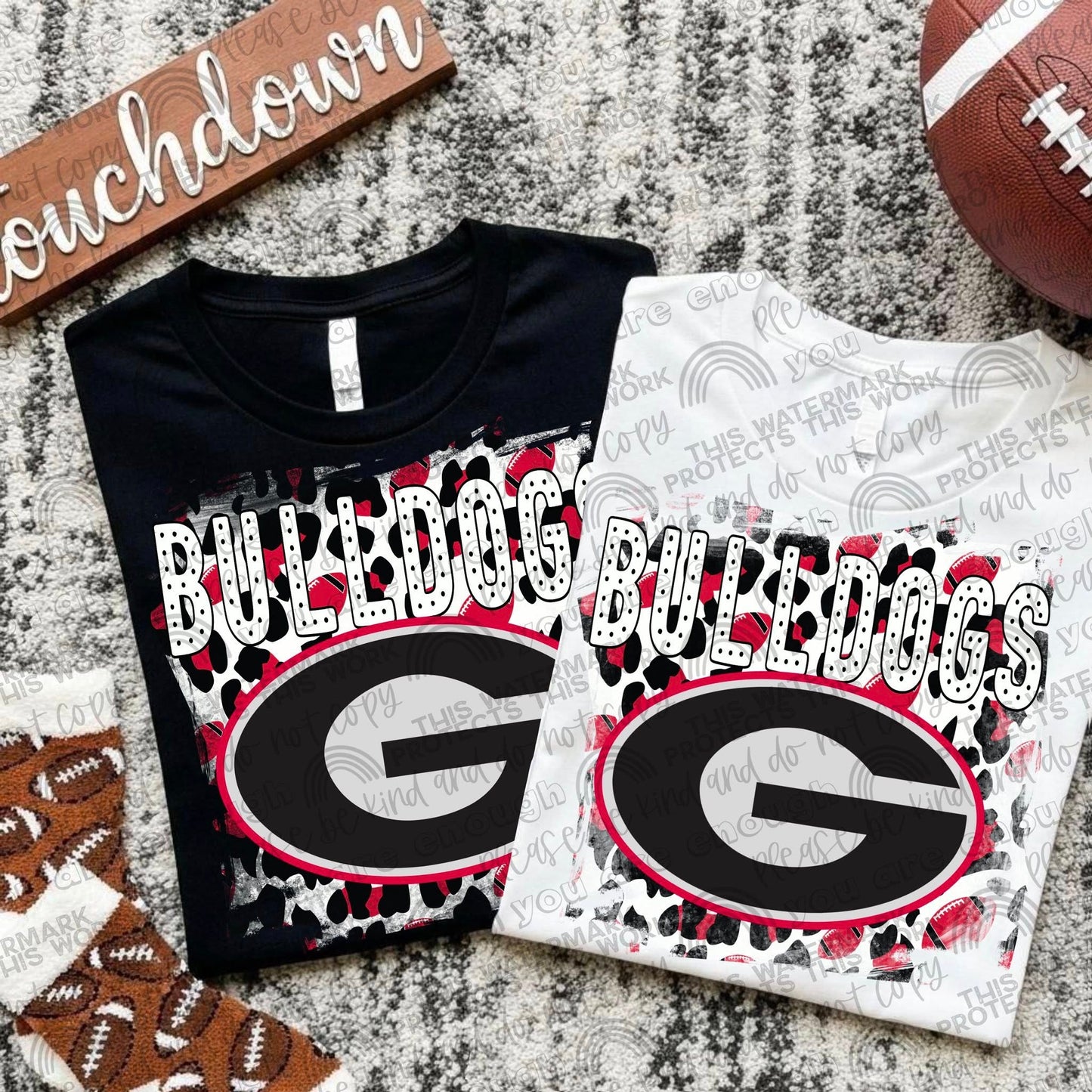 College Football Teams Leopard Splash (Choose Yours) 00289