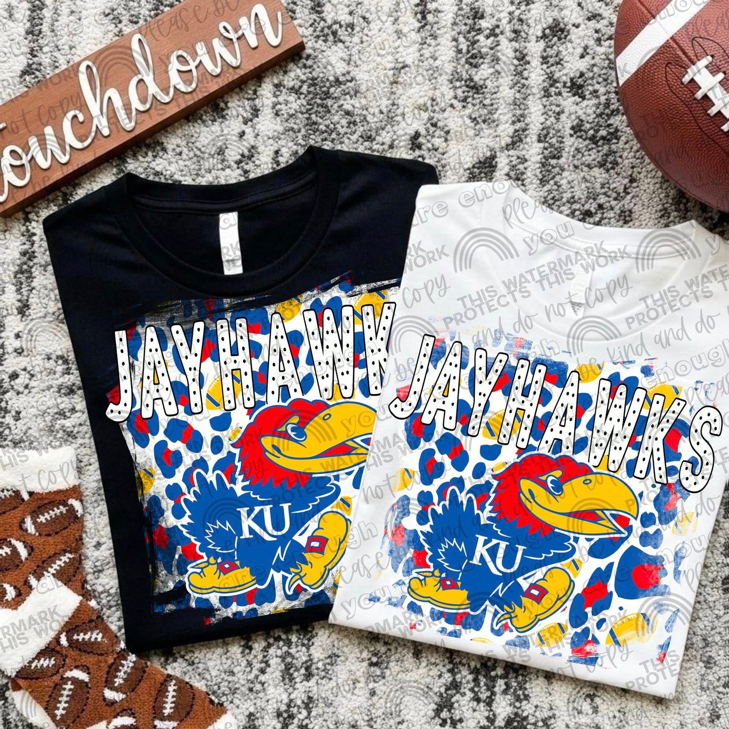 College Football Teams Leopard Splash (Choose Yours) 00289