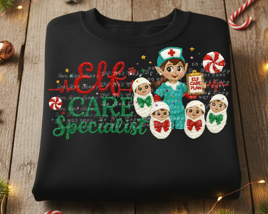 Faux Yarn Elf Care Specialist 00244