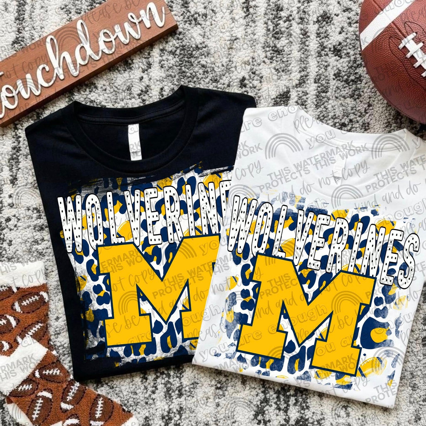 College Football Teams Leopard Splash (Choose Yours) 00289