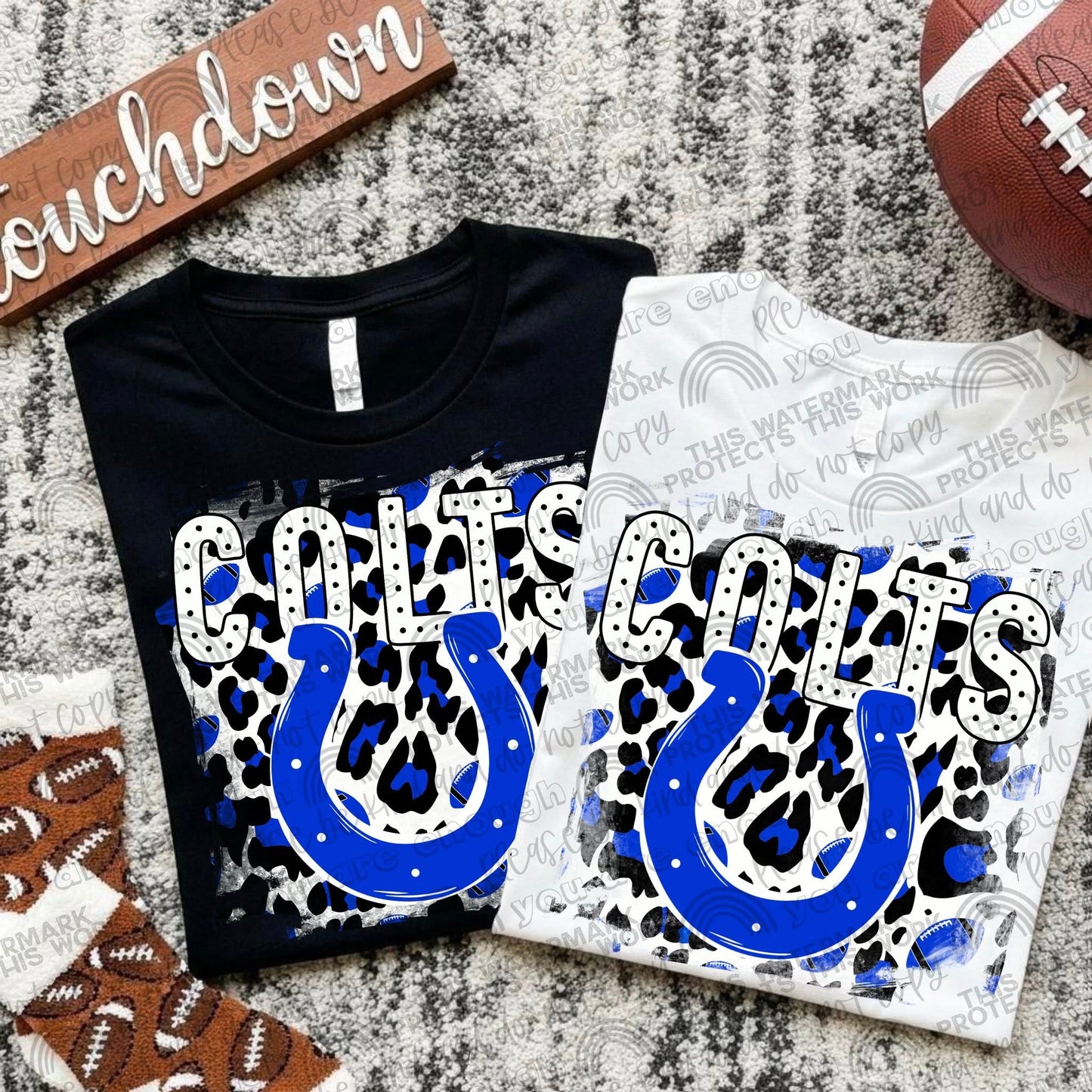 Pro Football Teams Leopard Splash (Choose Yours) 00290