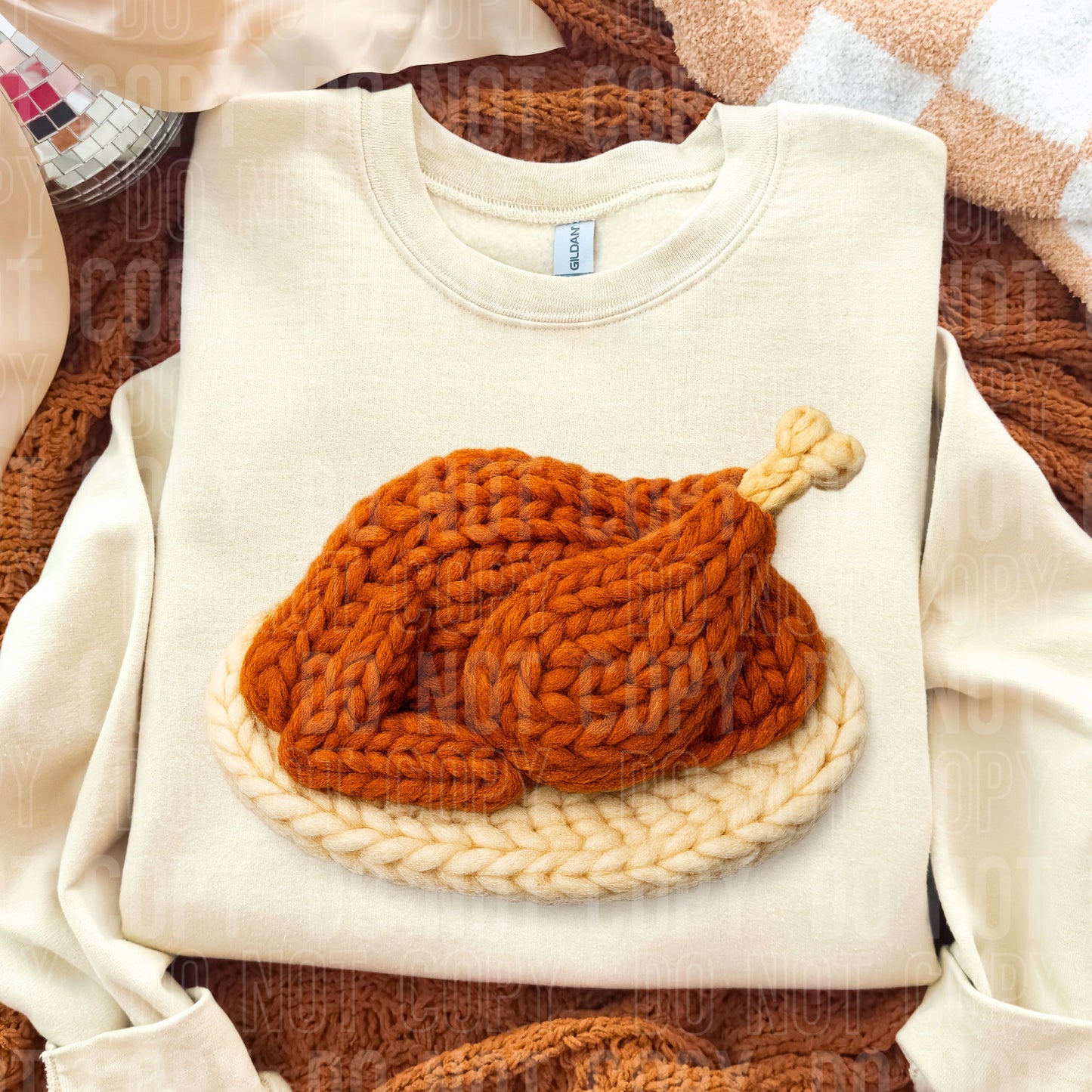 Faux Yarn Turkey Dinner 00254