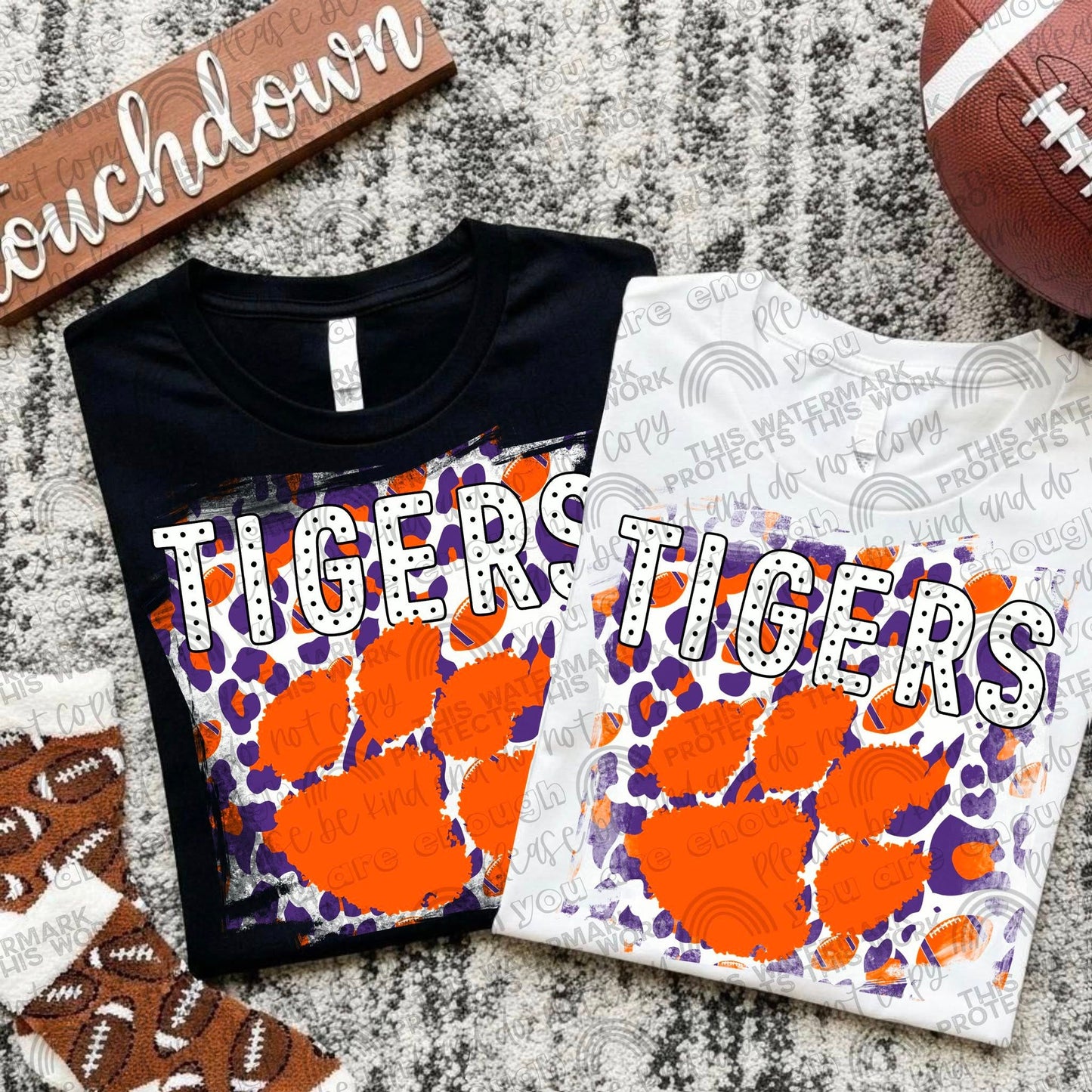 College Football Teams Leopard Splash (Choose Yours) 00289