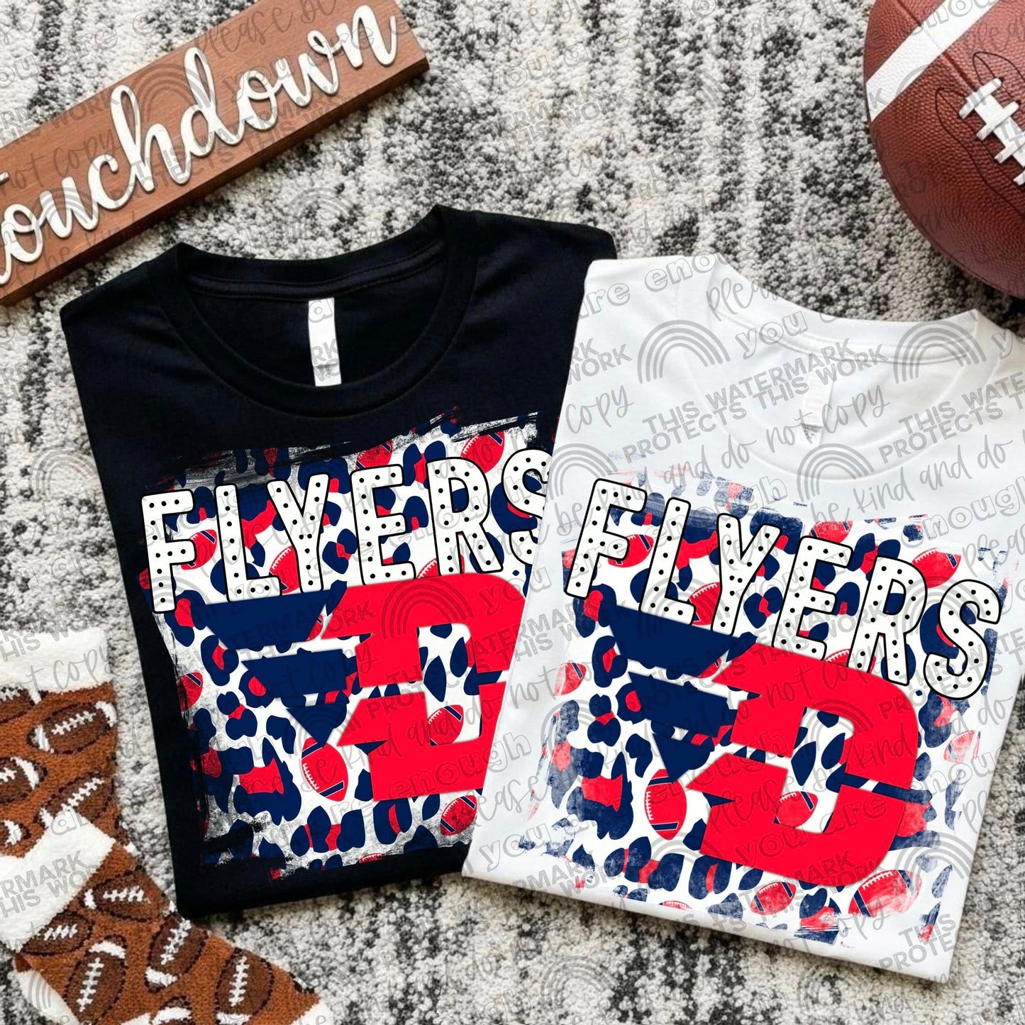 College Football Teams Leopard Splash (Choose Yours) 00289