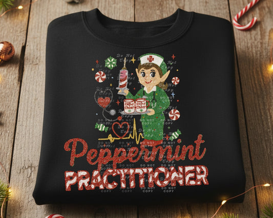 Faux Yarn Elf Peppermint Practitioner 00247