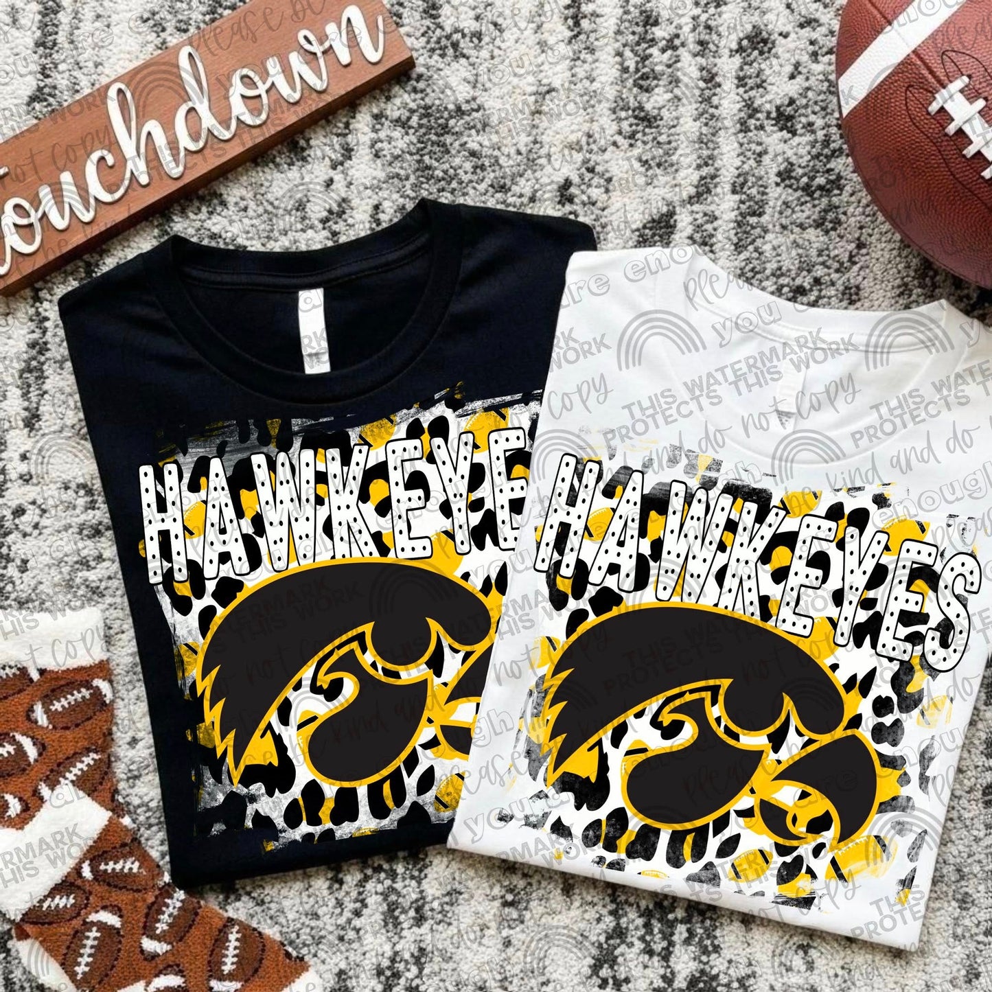 College Football Teams Leopard Splash (Choose Yours) 00289