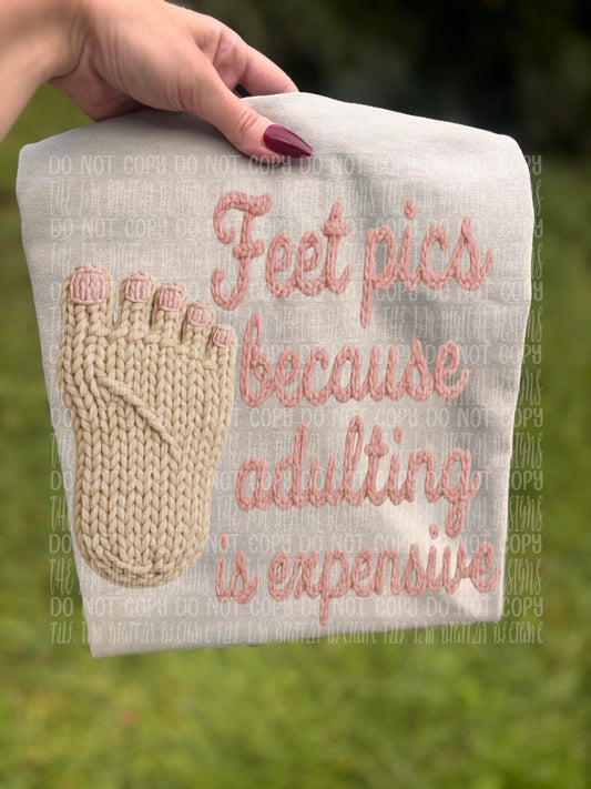 Faux Yarn Feet Pics Because Adulting Is Expensive 00232