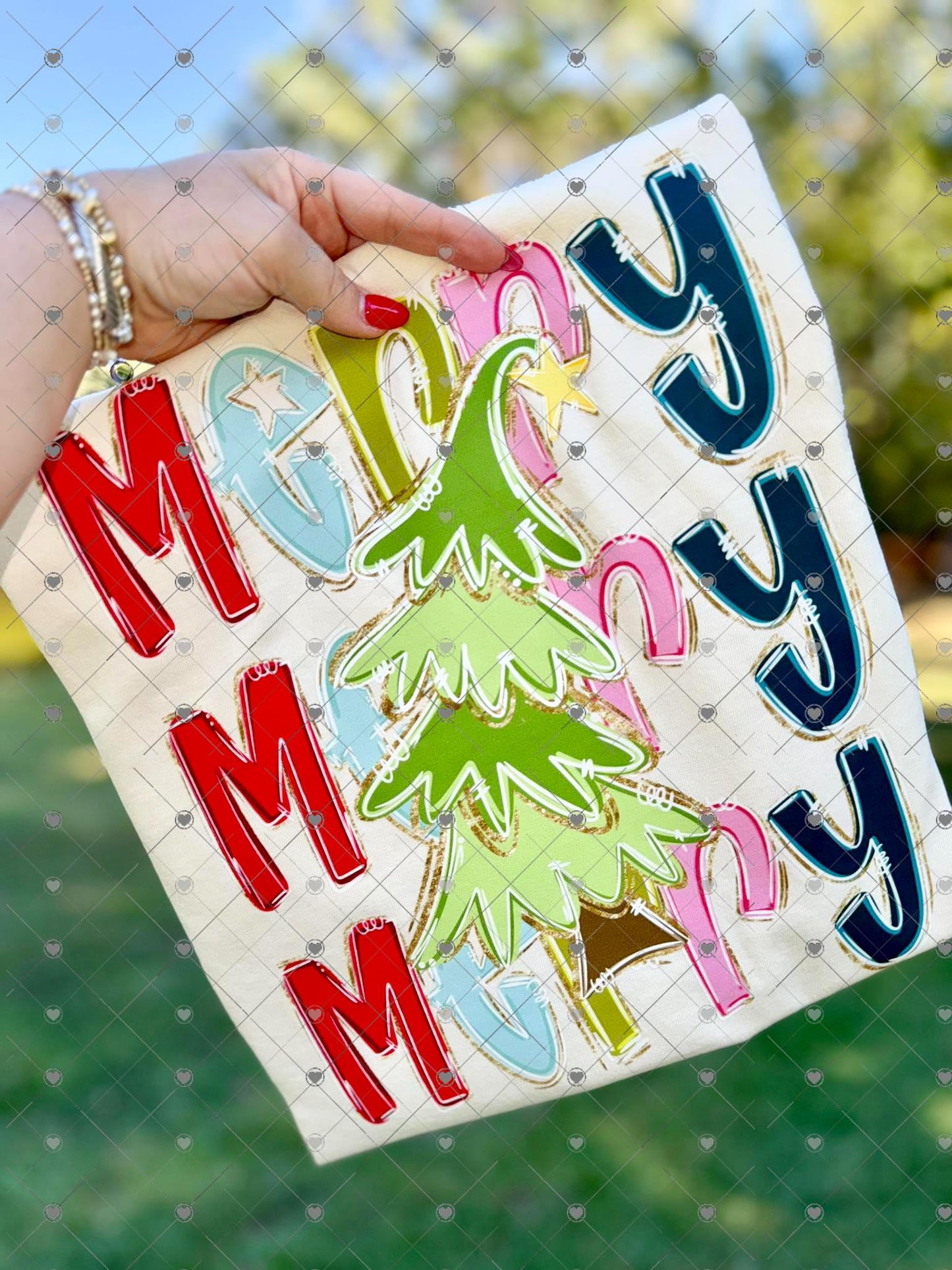 Merry Stacked Tree 00109
