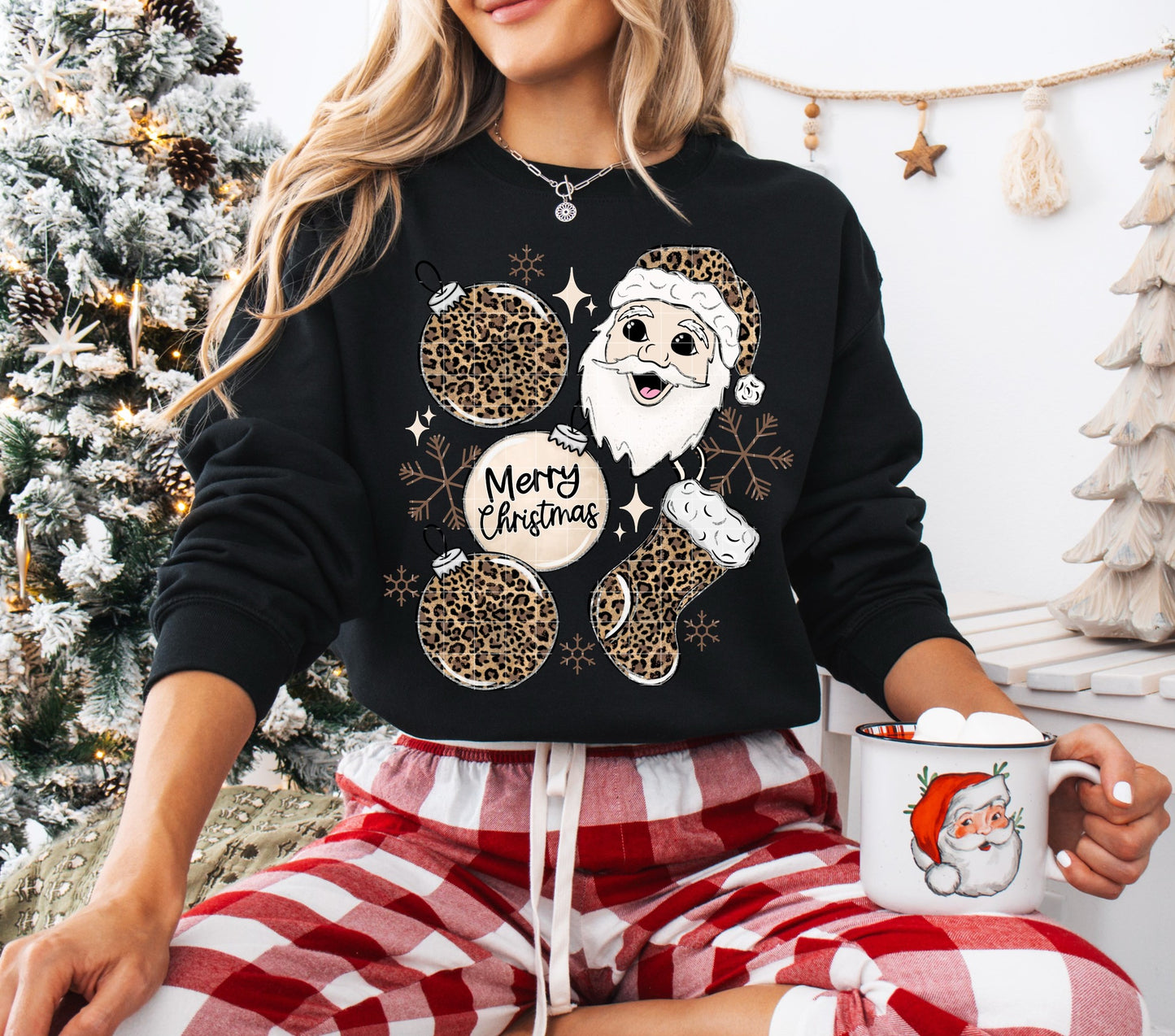 Leopard Christmas Collage 00158