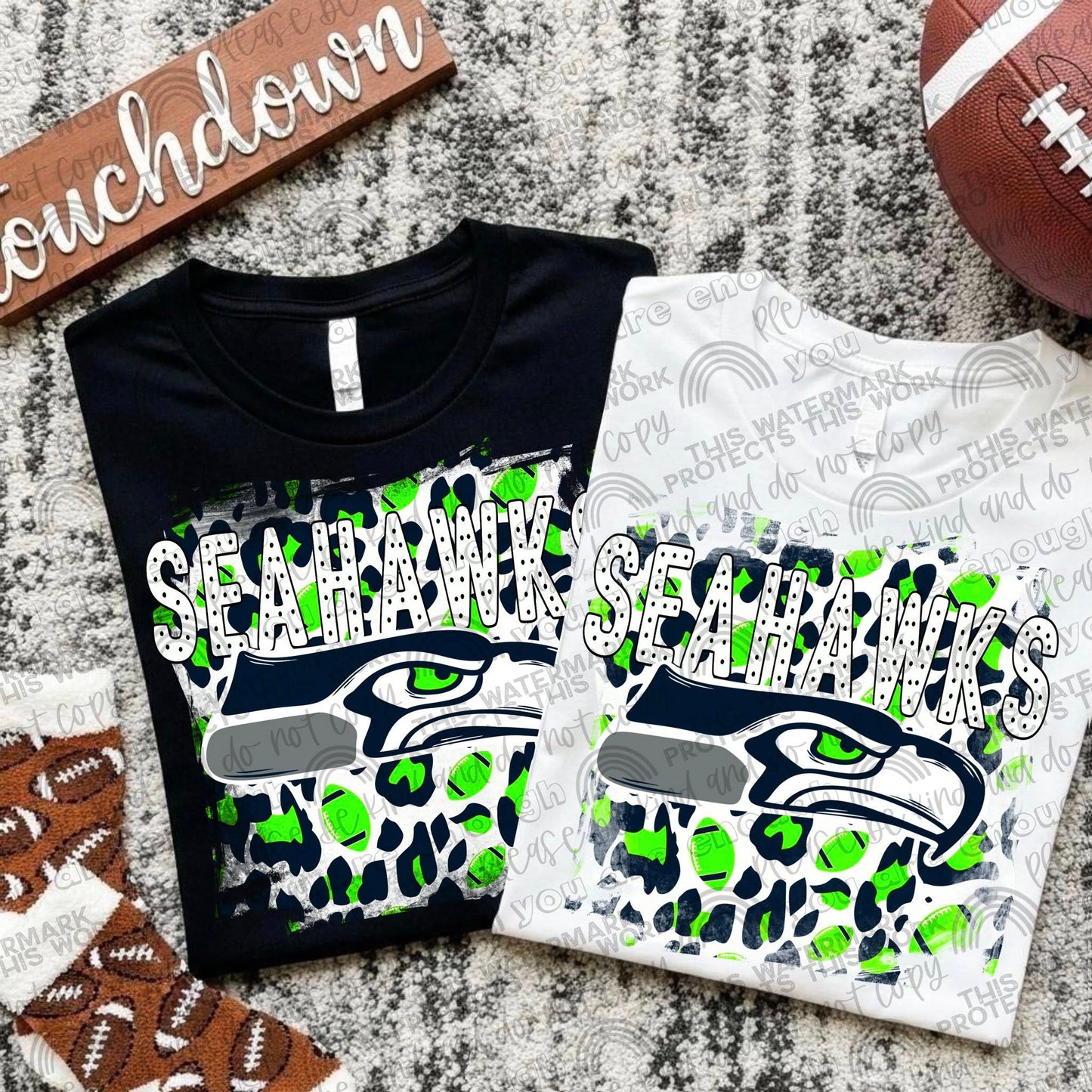 Pro Football Teams Leopard Splash (Choose Yours) 00290