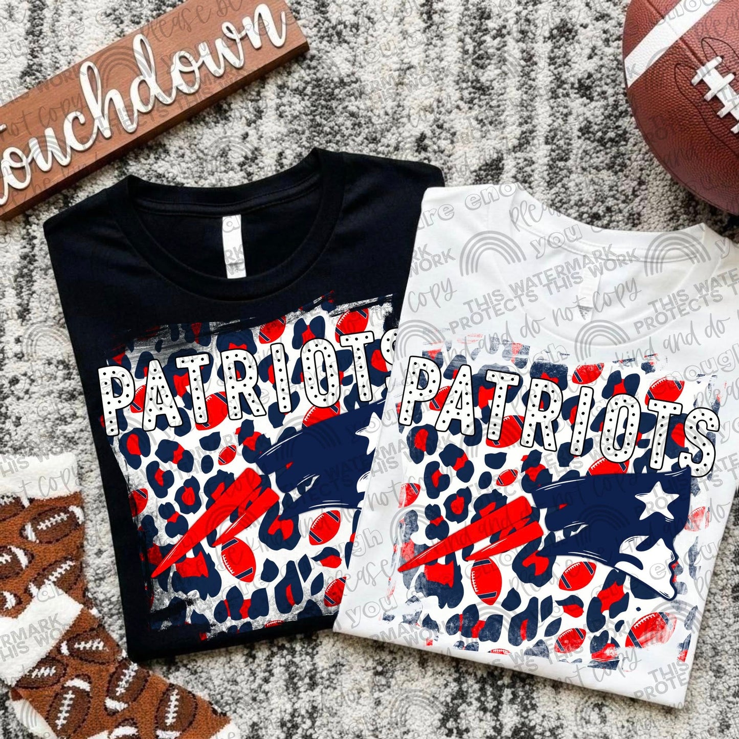 Pro Football Teams Leopard Splash (Choose Yours) 00290