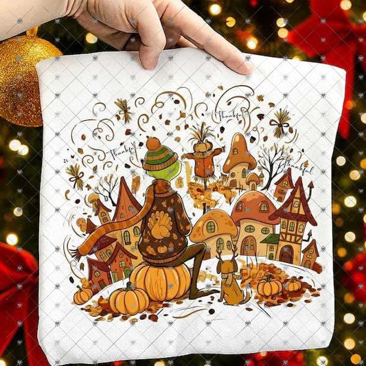 Fall Green Guy Village 00120