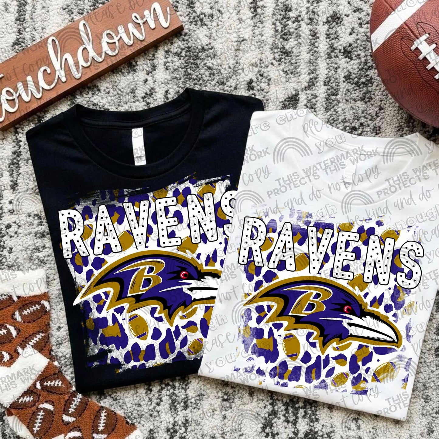 Pro Football Teams Leopard Splash (Choose Yours) 00290