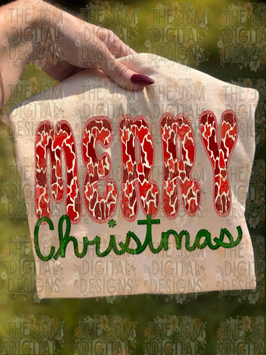 Red Camo Merry Christmas 00044