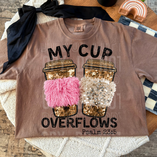 Faux Fur My Cup Overflows 06622