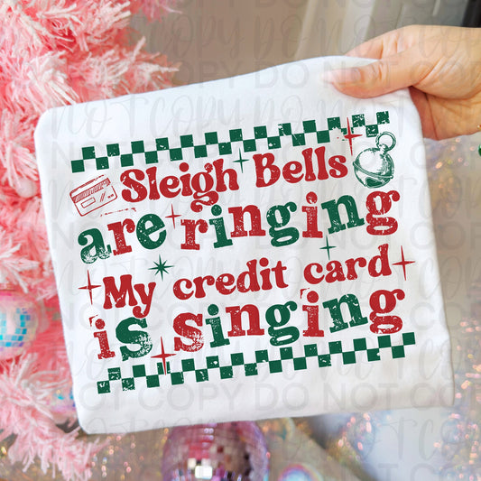 Sleigh Bells Ringing Credit Card Singing 06670