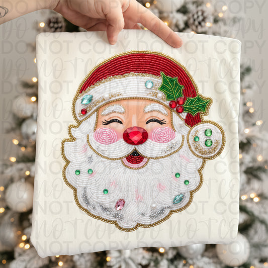 Rhinestone Santa 06672