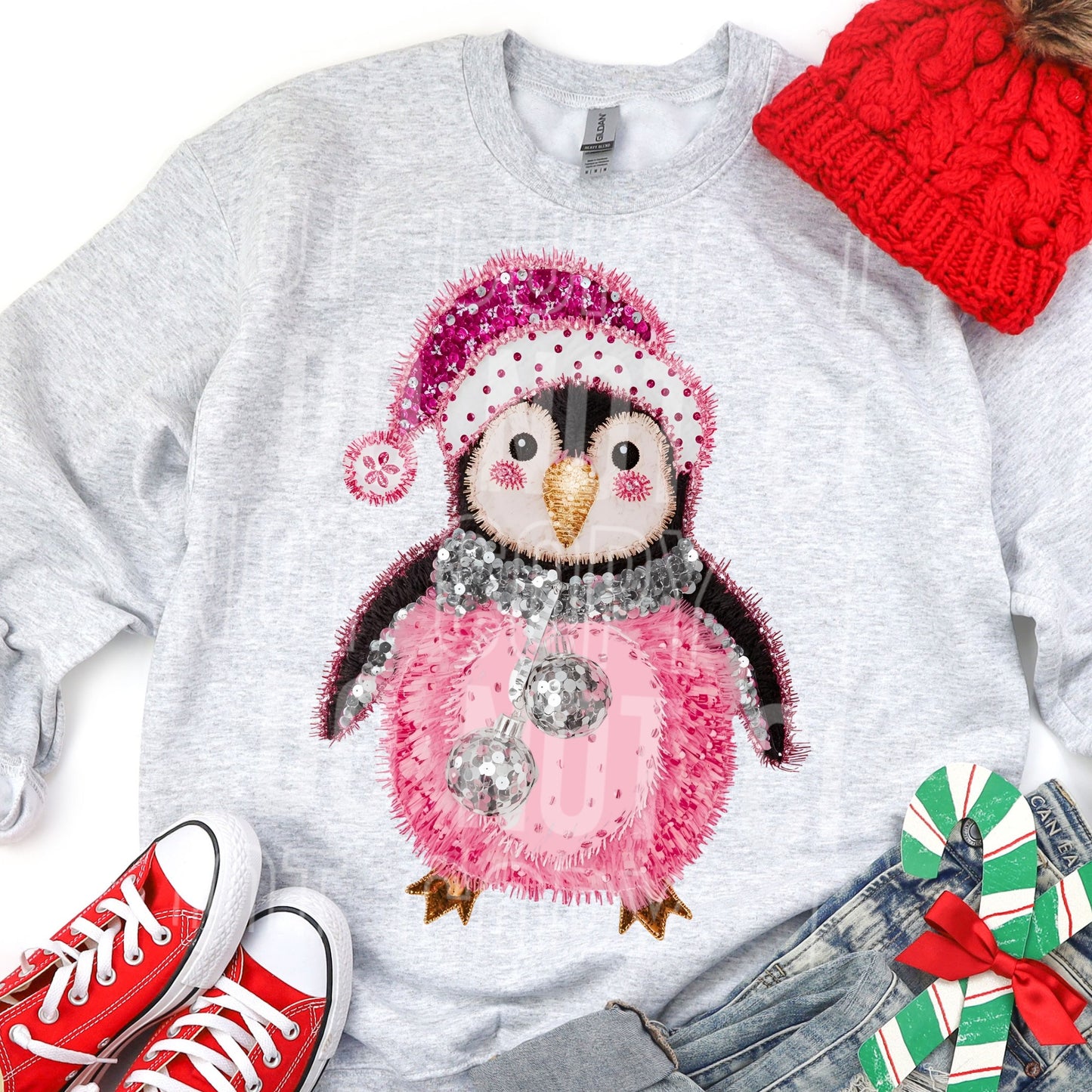Faux Pink Disco Penguin SEMI-EXCLUSIVE 06689