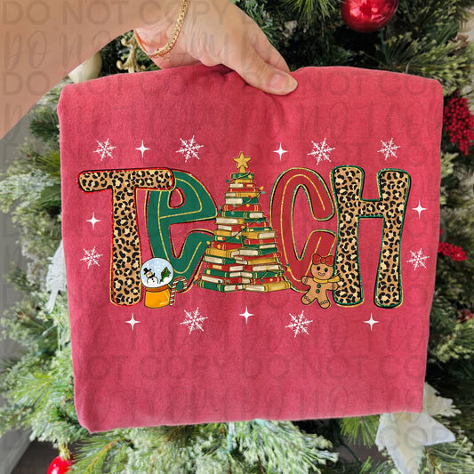 Christmas Teach Books Tree 06677