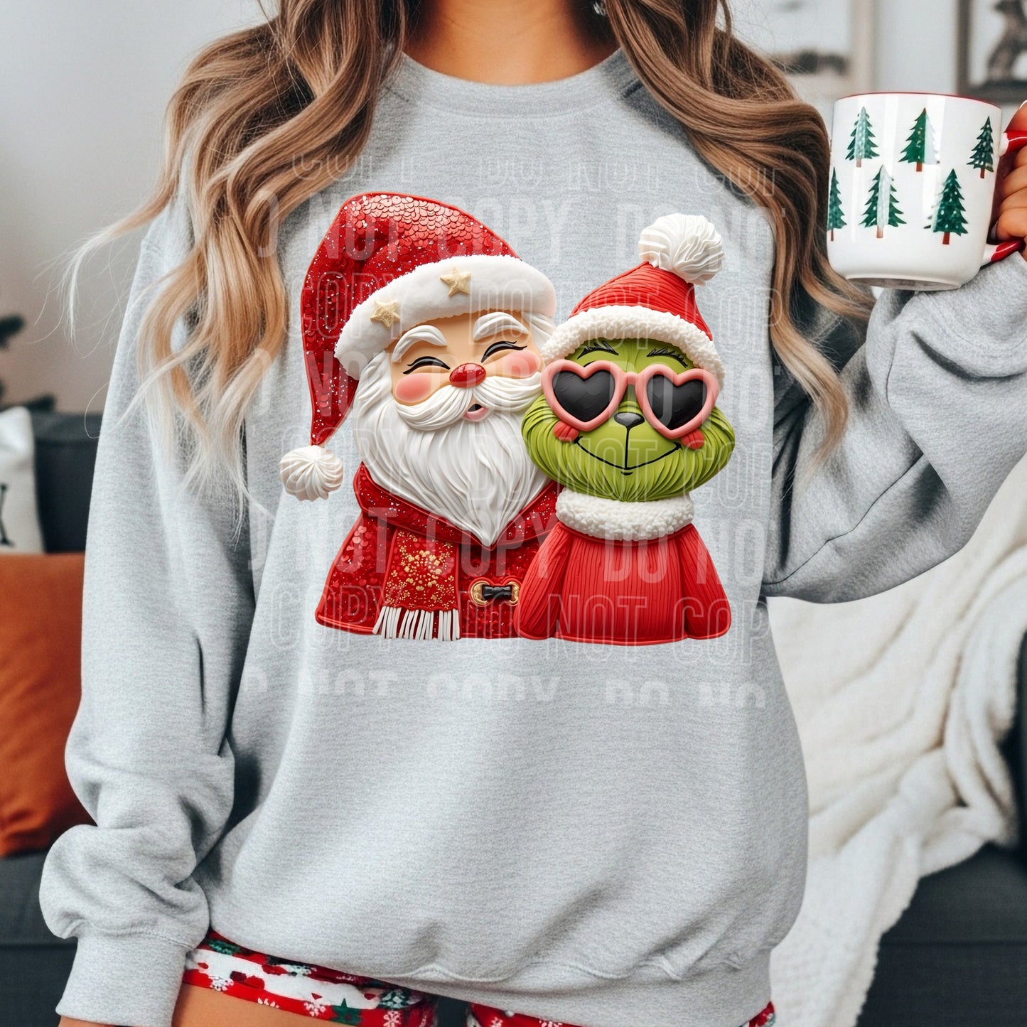 Santa and Green Guy SEMI-EXCLUSIVE 06687