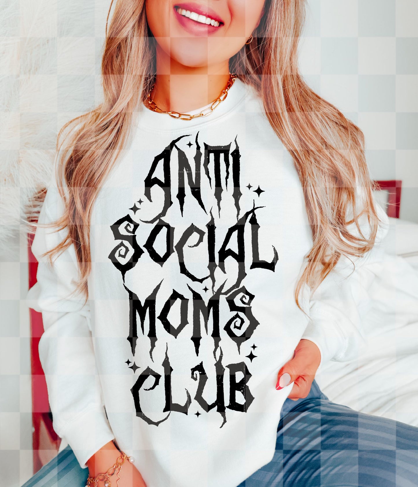 Anti Social Moms Club Color Dropdown 06856