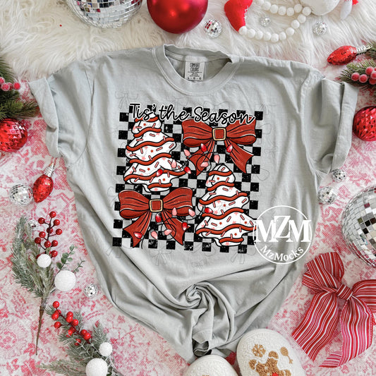 Christmas Tree Cakes Coquette Collage 07094