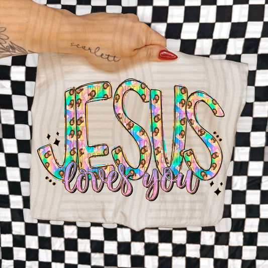 Pastel Jesus Loves You 06837