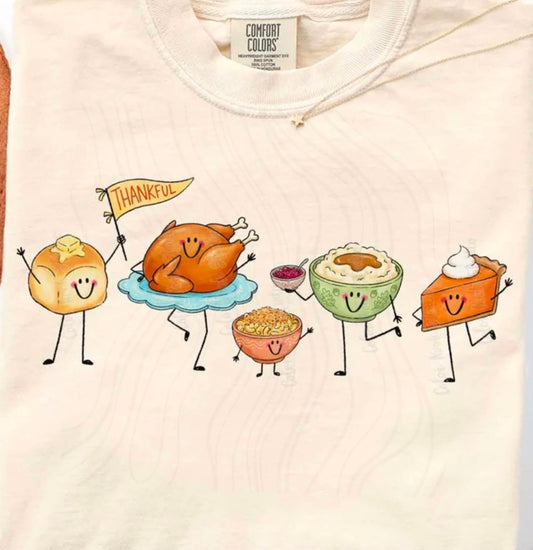 Thanksgiving Doodle Characters 09298
