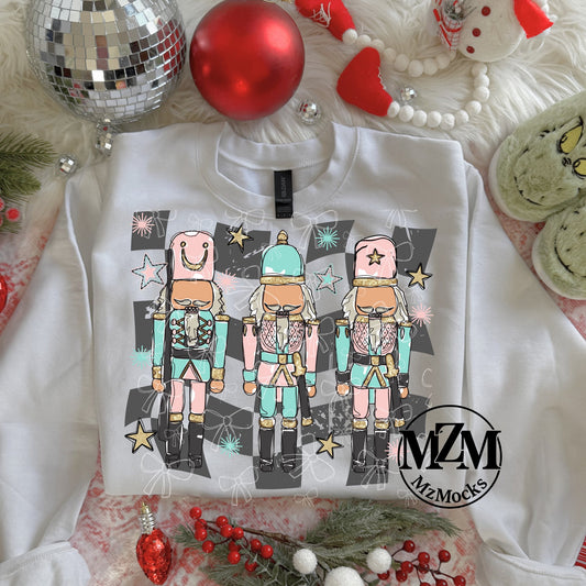 Pastel Nutcrackers 07096