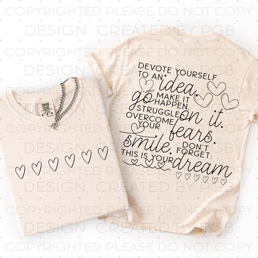 Devote Yourself to an Idea (FRONT INCLUDED) 07009