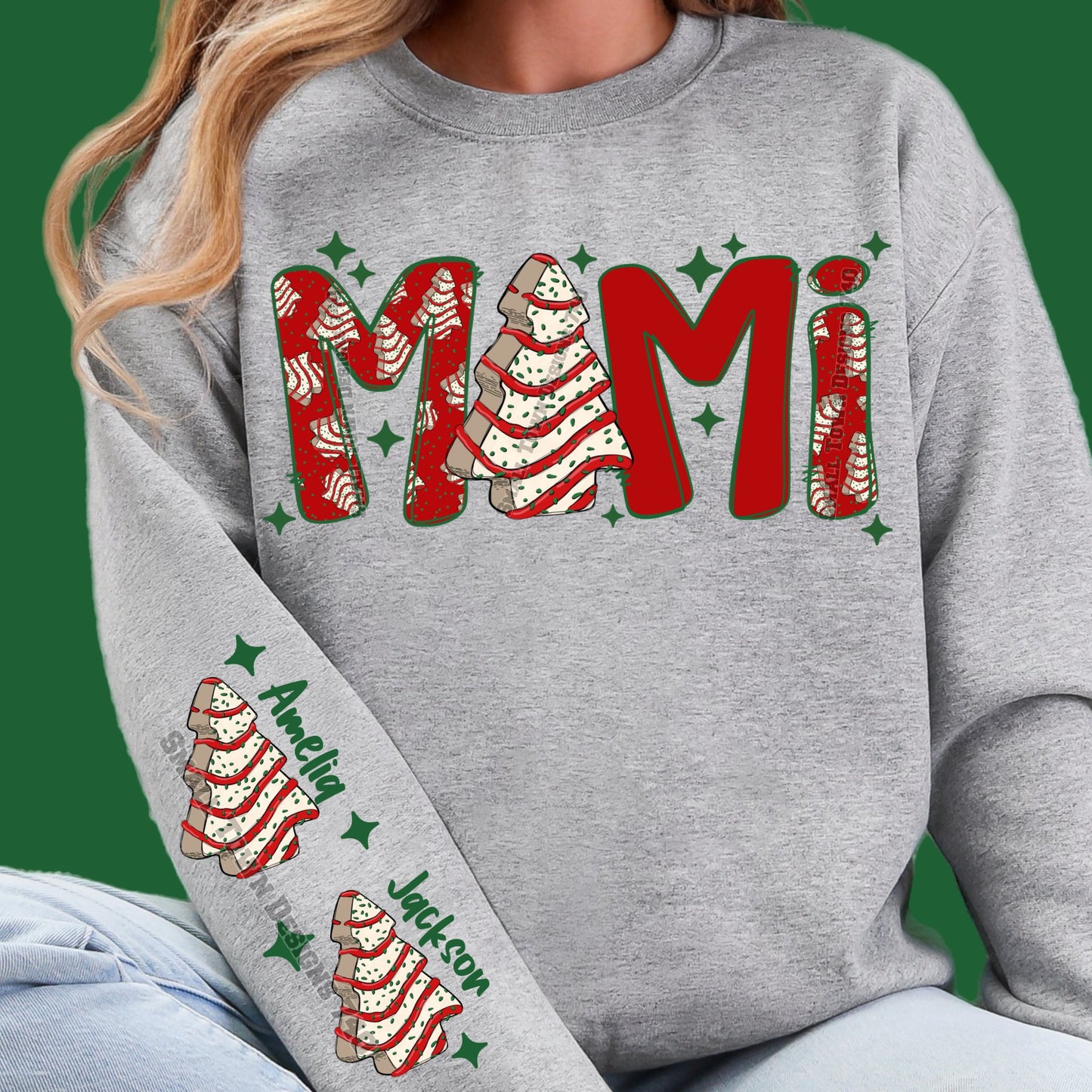 Tree Cake Christmas Name Titles (Choose Yours) 07081