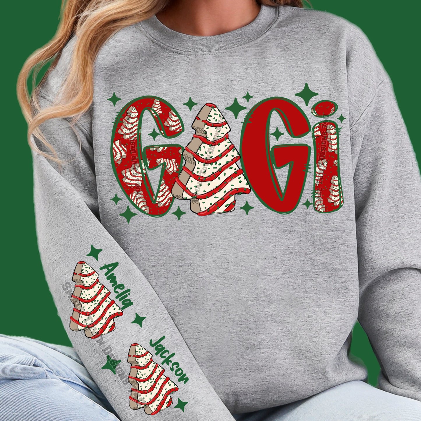 Tree Cake Christmas Name Titles (Choose Yours) 07081